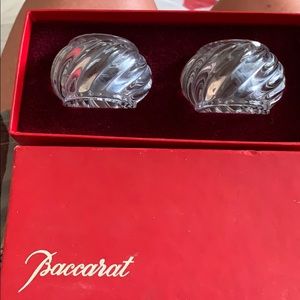 Baccarat Crystal Napkin rings